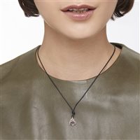 Charm Dodo Cuore in Oro rosa Diamante Black 0.03 Ct DMB7037_HEARL_DBK9R - DMB7037_HEARL_DBK9R